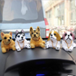 🐶 50% DE RÉDUCTION! 🚗 Figurine Chien Hochet pour Tableau de Bord – Mouvement automatique, peluche premium & 7 races – Cadeau parfait pour les amoureux des chiens 🎁