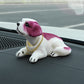 🐶 50% DE RÉDUCTION! 🚗 Figurine Chien Hochet pour Tableau de Bord – Mouvement automatique, peluche premium & 7 races – Cadeau parfait pour les amoureux des chiens 🎁