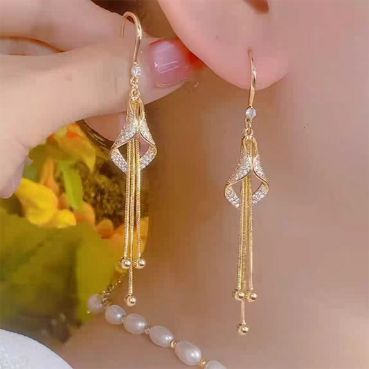 📿 ACHETEZ 2, OBTENEZ 1 GRATUIT! ✨ Boucles d'Oreilles à Franges Géométriques – Design élégant, léger & tendance – Parfaites pour un look moderne au quotidien 💫
