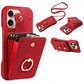 📱 50% DE RÉDUCTION! 👜 Coque Portefeuille Bandoulière – Cuir PU motif litchi, anti-RFID & compartiment accordéon – Idéale pour iPhone & Samsung – Style & sécurité au quotidien ✨