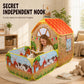 ⛺ 50% DE RÉDUCTION! 🎪 Tente cabane intérieure pour enfants – Tissu léger, panneaux filet & espace de jeu – Parfaite pour les chambres et salles de jeux ✨