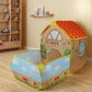 ⛺ 50% DE RÉDUCTION! 🎪 Tente cabane intérieure pour enfants – Tissu léger, panneaux filet & espace de jeu – Parfaite pour les chambres et salles de jeux ✨