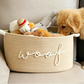 🧵 50% DE RÉDUCTION! 🐾 Panier de rangement tressé main – Matériau naturel, durable & élégant – Garde les jouets rangés & accessibles 🧸