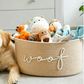 🧵 50% DE RÉDUCTION! 🐾 Panier de rangement tressé main – Matériau naturel, durable & élégant – Garde les jouets rangés & accessibles 🧸