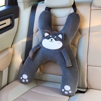 🛏️ 50% DE RÉDUCTION! 🧸 Oreiller de Voyage en Forme de H pour Enfants – Maintien doux, confortable & léger – Idéal pour les trajets en voiture, train ou avion ✈️