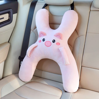 🛏️ 50% DE RÉDUCTION! 🧸 Oreiller de Voyage en Forme de H pour Enfants – Maintien doux, confortable & léger – Idéal pour les trajets en voiture, train ou avion ✈️