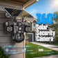 📹 60% DE RÉDUCTION! ☀️ Caméra solaire 360° – Triple objectif & IP67 – Sécurité sans fil 🏠