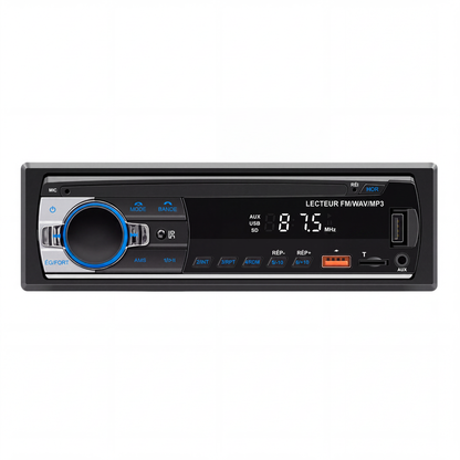 🎵 50% DE RÉDUCTION! 🚗 Autoradio Bluetooth 5.0 – Double USB & son haute qualité – Appels mains libres & musique 📻
