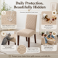 🪑 50% DE RÉDUCTION! 🛋️ Housse de chaise extensible – Élastique & ajustable pour tous les sièges ✨