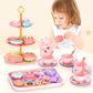 🍵 50% DE RÉDUCTION! 🦄 Set théière enfant – 17 pièces, portable & imaginaire ✨