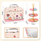 🍵 50% DE RÉDUCTION! 🦄 Set théière enfant – 17 pièces, portable & imaginaire ✨