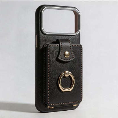 📱 50% DE RÉDUCTION! 👜 Coque portefeuille magnétique – Support anneau & protection élégante ✨