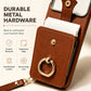 📱 50% DE RÉDUCTION! 👜 Coque portefeuille magnétique – Support anneau & protection élégante ✨