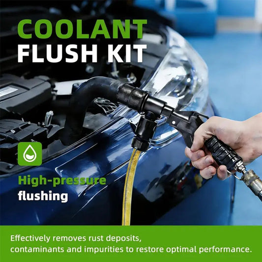 🔧 50% DE RÉDUCTION! 💦 Pistolet rinçage radiateur – Haute pression, double action air/eau & buse étagée 🚗