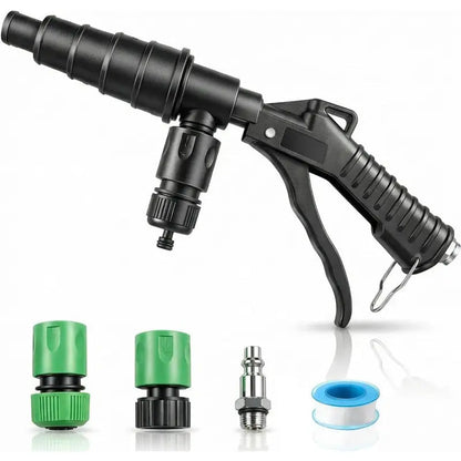 🔧 50% DE RÉDUCTION! 💦 Pistolet rinçage radiateur – Haute pression, double action air/eau & buse étagée 🚗