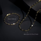 💎 50% DE RÉDUCTION! ✨ Parure bijoux homme – Collier & bracelet zircon – Style street luxe 💪