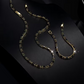 💎 50% DE RÉDUCTION! ✨ Parure bijoux homme – Collier & bracelet zircon – Style street luxe 💪