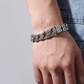 📿 50% DE RÉDUCTION! ✨ Bracelet mantra rétro – Six syllabes, argent vintage & double chaîne ✨
