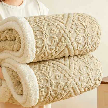 🛋️ Économisez 50%! 🧶 Couverture ultra‑douce – Légère, chaude & idéale pour voyager ✨
