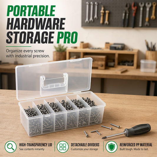 🔧 50% DE RÉDUCTION! 📦 Organiseur de quincaillerie – Modulable, résistant & portable – Idéal pour atelier ✨