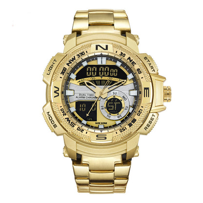 ⌚ 50% DE RÉDUCTION! 🏃 Montre sport double affichage – Analogique‑numérique, 3ATM & précise ✨