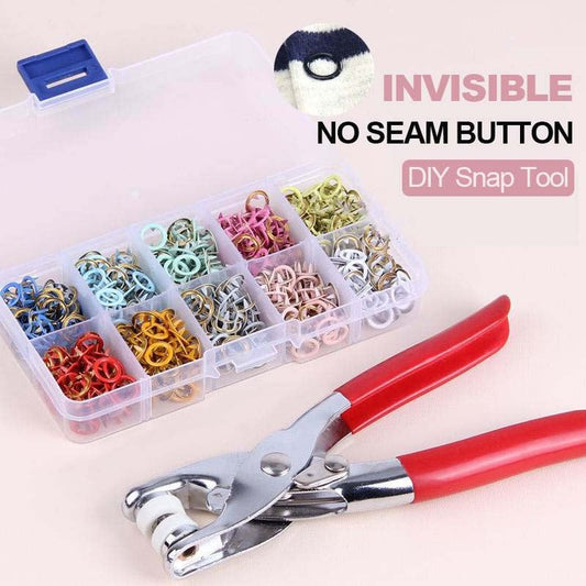 ✂️ 50% DE RÉDUCTION! 🔘 Kit boutons pression DIY – Cuivre antirouille, pince manuelle & multicolore ✨