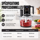 🍳 50% DE RÉDUCTION! ⚡ Robot culinaire 3L – 500W, bol verre trempé & 9 modes ✨