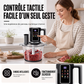 🍳 50% DE RÉDUCTION! ⚡ Robot culinaire 3L – 500W, bol verre trempé & 9 modes ✨