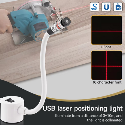 🧵 50% DE RÉDUCTION! 🔦 Guide laser pour machine à coudre – Magnétique, 3 lentilles & bras 360° – Précision absolue ✨
