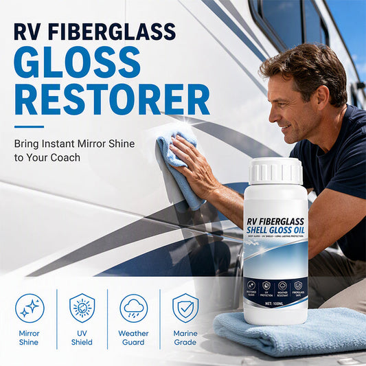 🚐 50% DE RÉDUCTION! 🛡️ Restaurateur fibre de verre – Protection UV & anti‑intempéries ✨