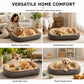 🛏️ 50% DE RÉDUCTION! 🐾 Lit pour animaux – Mousse de soutien & double texture respirante ✨