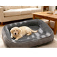 🛏️ 50% DE RÉDUCTION! 🐾 Lit pour animaux – Mousse de soutien & double texture respirante ✨