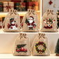 🎄 50% DE RÉDUCTION! 🎁 Sacs cadeaux Noël – Imprimés festifs, cordon & réutilisables ✨