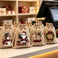 🎄 50% DE RÉDUCTION! 🎁 Sacs cadeaux Noël – Imprimés festifs, cordon & réutilisables ✨