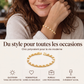 💖 50% DE RÉDUCTION! 📿 Bracelet cœur en acier – Maillons romantiques & finition polie ✨