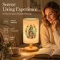🪔 50% DE RÉDUCTION! 🕯️ Lampe bois Vierge Marie – Douce, décorative & apaisante ✨