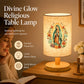 🪔 50% DE RÉDUCTION! 🕯️ Lampe bois Vierge Marie – Douce, décorative & apaisante ✨