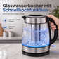 ☕ 50% DE RÉDUCTION! ⚡ Bouilloire en verre 2L – Arrêt auto & filtre à thé intégré ✨