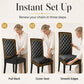 🪑 ACHETEZ 1, OBTENEZ 1 GRATUIT! 🧼 Housse de chaise extensible – Lavable & ajustable ✨