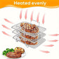 🍂 50% DE RÉDUCTION! 🥩 Grille déshydratation inox – Multicouche, durable & polyvalente ✨