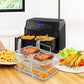 🍂 50% DE RÉDUCTION! 🥩 Grille déshydratation inox – Multicouche, durable & polyvalente ✨