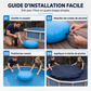 🏊 50% DE RÉDUCTION! ❄️ Coussin d'hivernage piscine – Réduit la pression & anti‑accumulation ✨