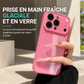 📱 50% DE RÉDUCTION! ❄️ Coque verre effet glacé – Protection intégrale & objectif intégré ✨