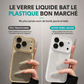 📱 50% DE RÉDUCTION! ❄️ Coque verre effet glacé – Protection intégrale & objectif intégré ✨