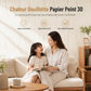 🏠 50% DE RÉDUCTION! 🎨 Papier peint texturé 3D – Épaissi & autocollant pour murs ✨