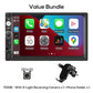 📱 50% DE RÉDUCTION! 🚗 Autoradio Double DIN 7″ – iOS/Android Auto & tactile ✨