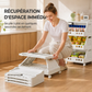 🛒 60% DE RÉDUCTION! 🛠️ Organisateur pliable à roues – Plusieurs niveaux & pratique ✨