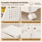 🛒 60% DE RÉDUCTION! 🛠️ Organisateur pliable à roues – Plusieurs niveaux & pratique ✨