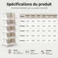 🛒 60% DE RÉDUCTION! 🛠️ Organisateur pliable à roues – Plusieurs niveaux & pratique ✨