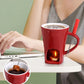 🍫 50% DE RÉDUCTION! 🎅 Tasse en céramique pour fondue au chocolat – Pratique & festive ✨